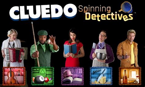 Игровой автомат Cluedo Spinning Detectives  играть бесплатно